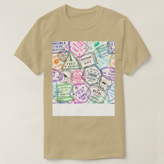 Everywhereの消印 Tシャツ (デザイン正面)