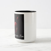 Eve's Favorite Sin Mug ツートーンマグカップ (中央)