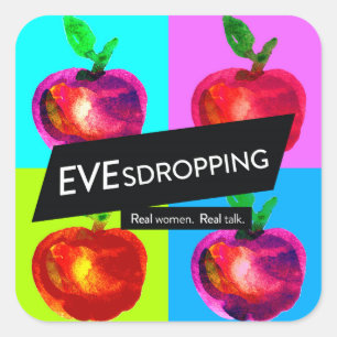 Evesdroppingのステッカー(3インチ) スクエアシール