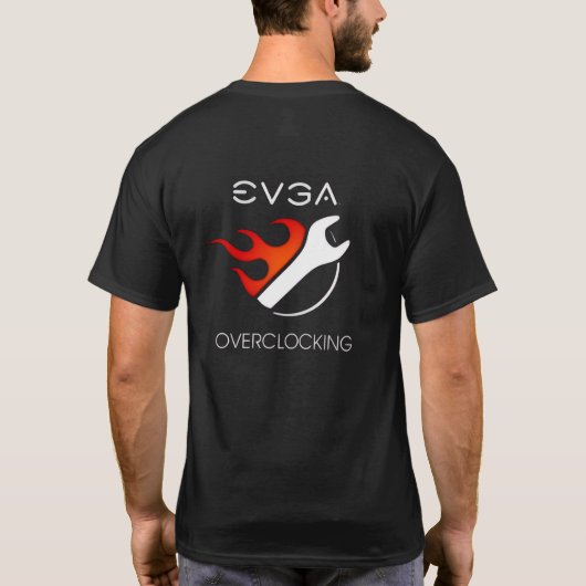 EVGAオーバークロックTシャツ Tシャツ (裏面)