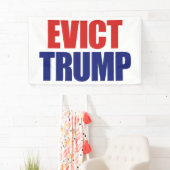 Evictトランプ – トランプ大統領 – アンチトランプ 横断幕 (インサイチュ)