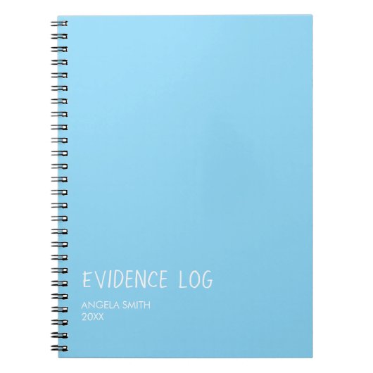 Evidence Log Notebook – Funny Dark Humor Journal,  ノートブック (正面)