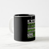Evieガール名の定義 ツートーンマグカップ (正面左)