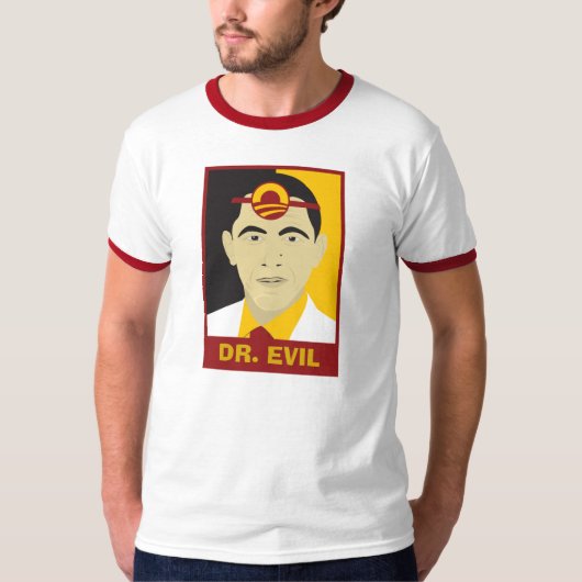 Evilアンチオバマの先生 Tシャツ (正面)