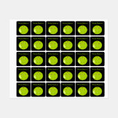 Evil AppleとScarハロウィンカスタムの子供 ラベル (シート)