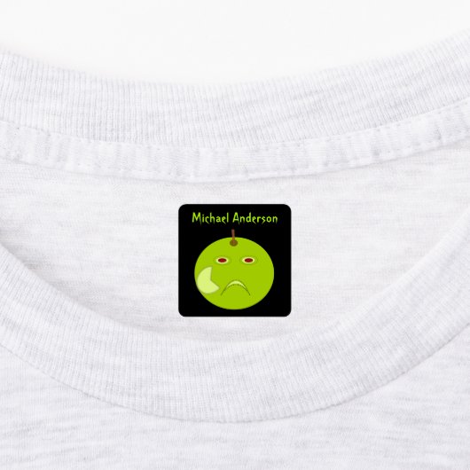 Evil AppleとScarハロウィンカスタムの子供 ラベル (貼付)