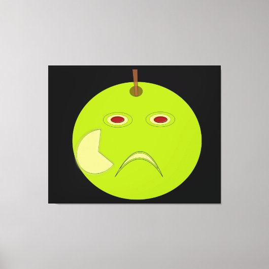 Evil Apple、Scarハロウィーンキャンバス印刷 キャンバスプリント (正面)