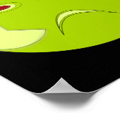 Evil Apple with Scar Halloween Poster ポスター (角)