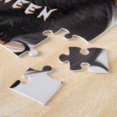 Evil Black Cat Jigsaw Puzzle ジグソーパズル (側面)