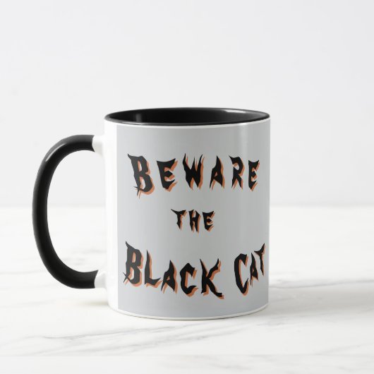 Evil Black Cat Mug マグカップ (左)