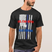 Evil can never be dead enough  Back the blue blue  Tシャツ (正面)
