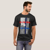 Evil can never be dead enough  Back the blue blue  Tシャツ (正面フル)