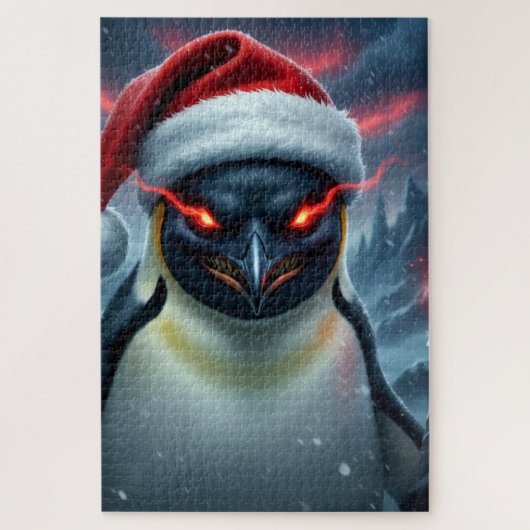 Evil Christmas Penguin ジグソーパズル (縦)
