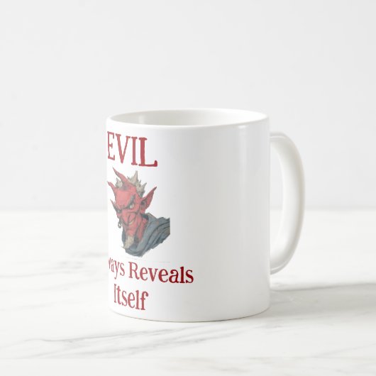 Evil Coffee Mug コーヒーマグカップ (正面右)
