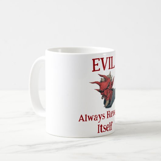Evil Coffee Mug コーヒーマグカップ (正面左)