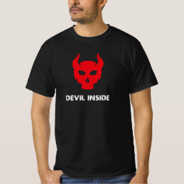 Evil Demon Skull Horror Tシャツ