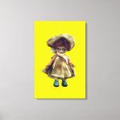 EVIL DORA  DOLL, haunted doll product canvas キャンバスプリント (正面)