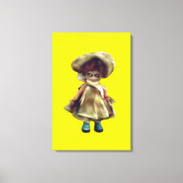 EVIL DORA  DOLL, haunted doll product canvas キャンバスプリント