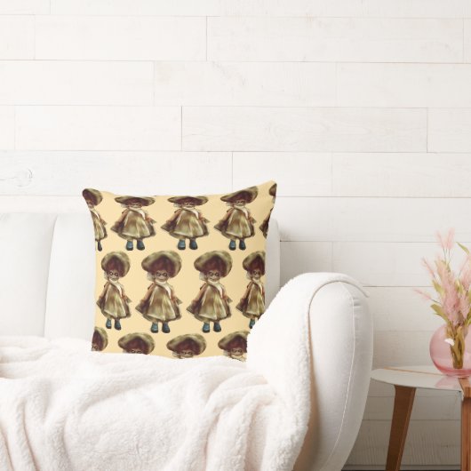 evil dora the doll art  haunted pillow cushion クッション (ソファ)