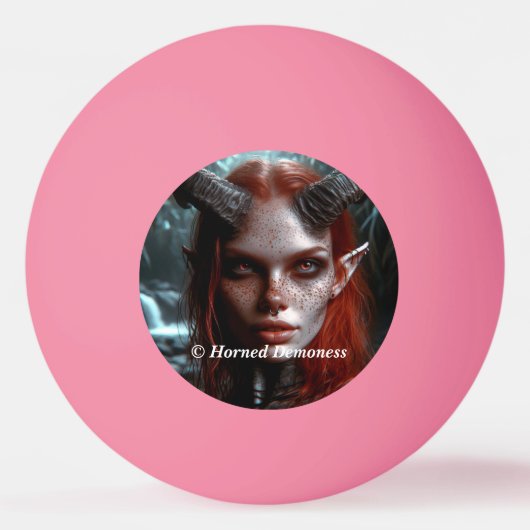 Evil elf and demoness 卓球ボール (裏面)