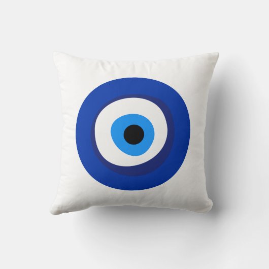 evil eye ancient symbol antiquity talisman superst クッション (裏面)