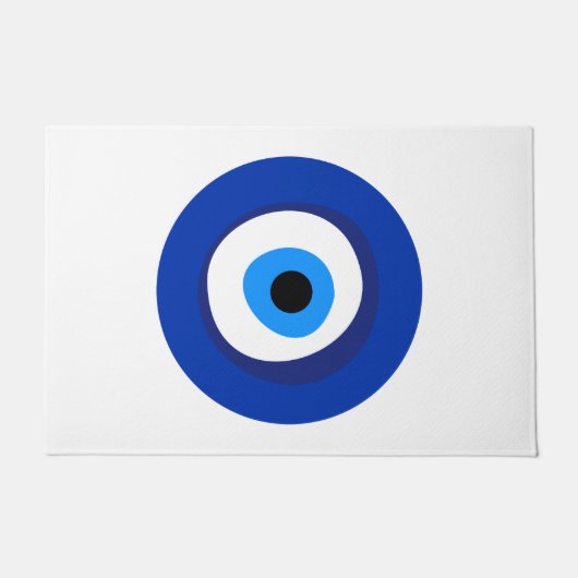 evil eye ancient symbol antiquity talisman superst ドアマット (正面)