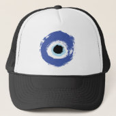 Evil Eye Artistic Blue Greek キャップ (正面)