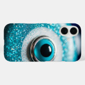 Evil Eye Glass Glitter Talisman Case-Mate iPhoneケース (裏面 (横))