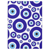 Evil Eye, Greek Eye, Turkish Eye, Mati, Your Name クリップボード (裏面)