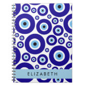 Evil Eye, Greek Eye, Turkish Eye, Mati, Your Name ノートブック (正面)