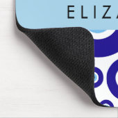 Evil Eye, Greek Eye, Turkish Eye, Mati, Your Name マウスパッド (コーナー)