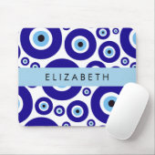 Evil Eye, Greek Eye, Turkish Eye, Mati, Your Name マウスパッド (マウス)