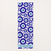 Evil Eye, Greek Eye, Turkish Eye, Mati, Your Name ヨガマット (裏面)