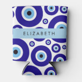 Evil Eye, Greek Eye, Turkish Eye, Mati, Your Name 缶クーラー (正面)