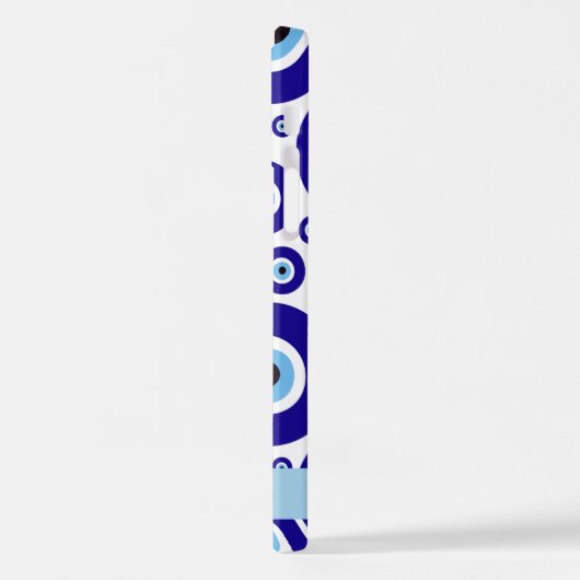 Evil Eye, Greek Eye, Turkish Eye, Mati, Your Name iPhoneケース (左側面)