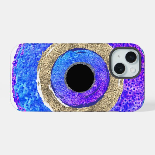 Evil Eye  iPhone 15ケース (裏面横)