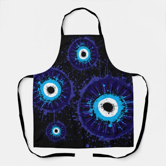 🧿 Evil Eye Kitchen Guardian エプロン (正面)