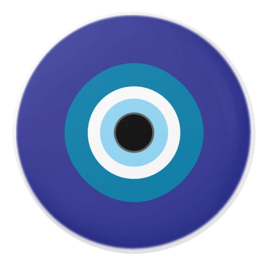 Evil Eye Knob / Drawer Pull セラミックノブ (正面)