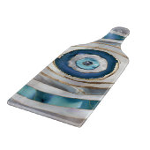 Evil Eye Mineral質感と金ゴールド カッティングボード (角)