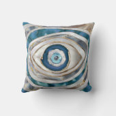 Evil Eye Mineral質感と金ゴールド クッション (裏面)