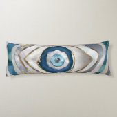 Evil Eye Mineral質感と金ゴールド ボディピロー (裏面)