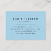 Evil Eye Pattern, Greek Eye, Nazar, Yoga Teacher 名刺 (裏面)