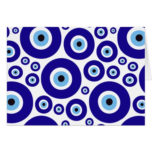 Evil Eye Pattern, Greek Eye, Turkish Eye, Nazar (正面横)
