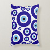 Evil Eye Pattern, Greek Eye, Turkish Eye, Nazar アクセントクッション (正面(垂直))
