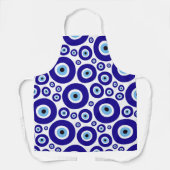 Evil Eye Pattern, Greek Eye, Turkish Eye, Nazar エプロン (正面)
