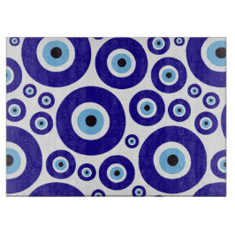 Evil Eye Pattern, Greek Eye, Turkish Eye, Nazar カッティングボード