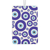 Evil Eye Pattern, Greek Eye, Turkish Eye, Nazar カーエアーフレッシュナー (裏面)