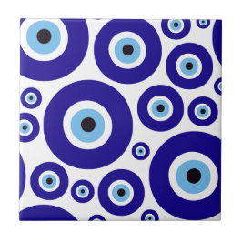 Evil Eye Pattern, Greek Eye, Turkish Eye, Nazar タイル
