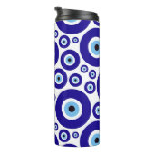 Evil Eye Pattern, Greek Eye, Turkish Eye, Nazar タンブラー (回転右)