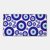 Evil Eye Pattern, Greek Eye, Turkish Eye, Nazar デスクマット (正面)